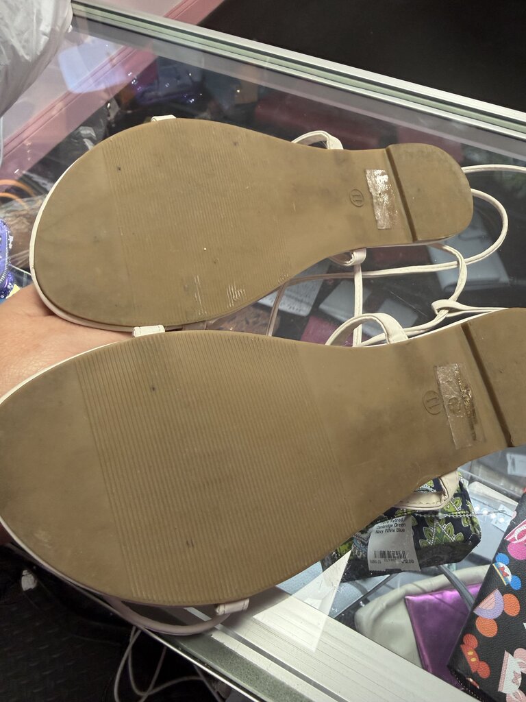 11 Strappy White Sandals