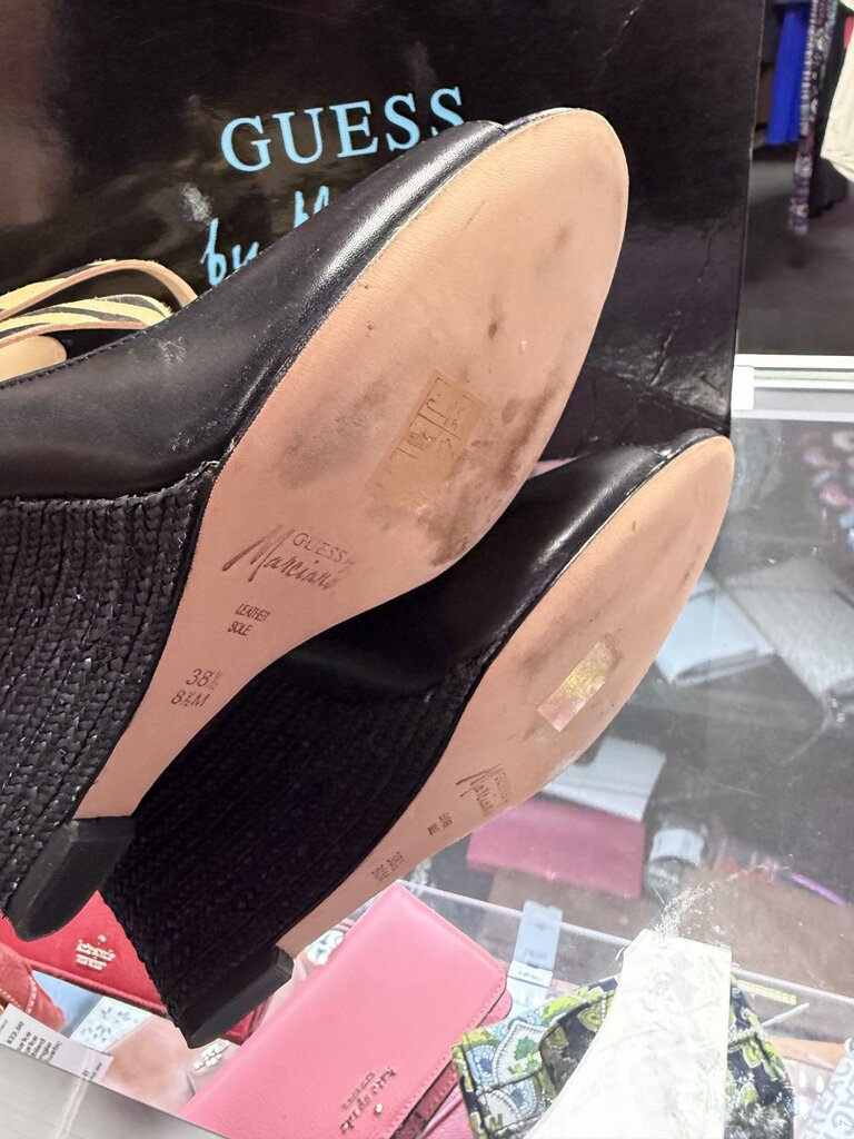 8.5 Guess by Marciano Animal Print Wedge