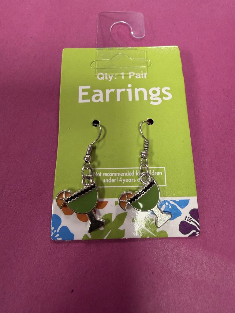 Green Margarita Earrings