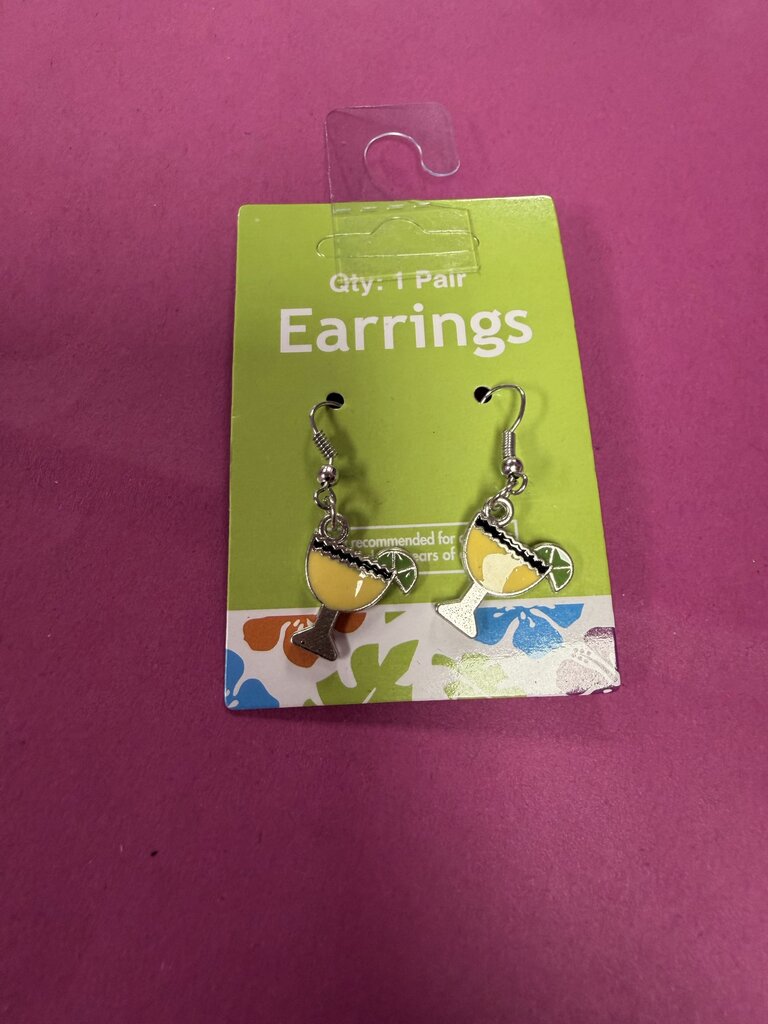 Yellow Margarita Earrings