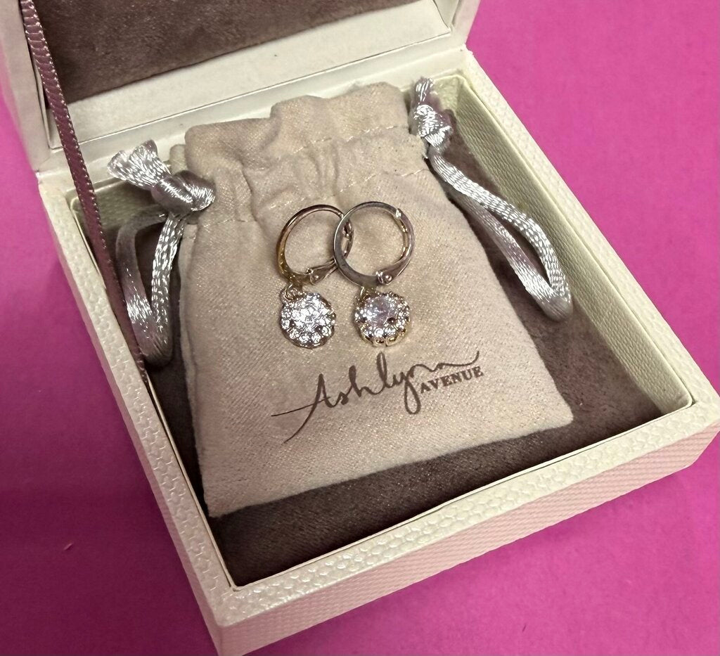 Ashlynn Avenue Silver Plated Earrings Retail $120