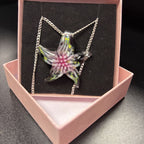 925 Necklace with Glass StarFish