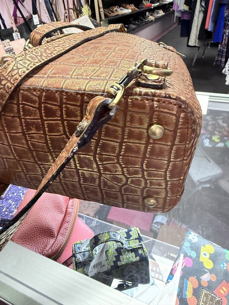 Patricia Nash Crocodile Embossed Backpack