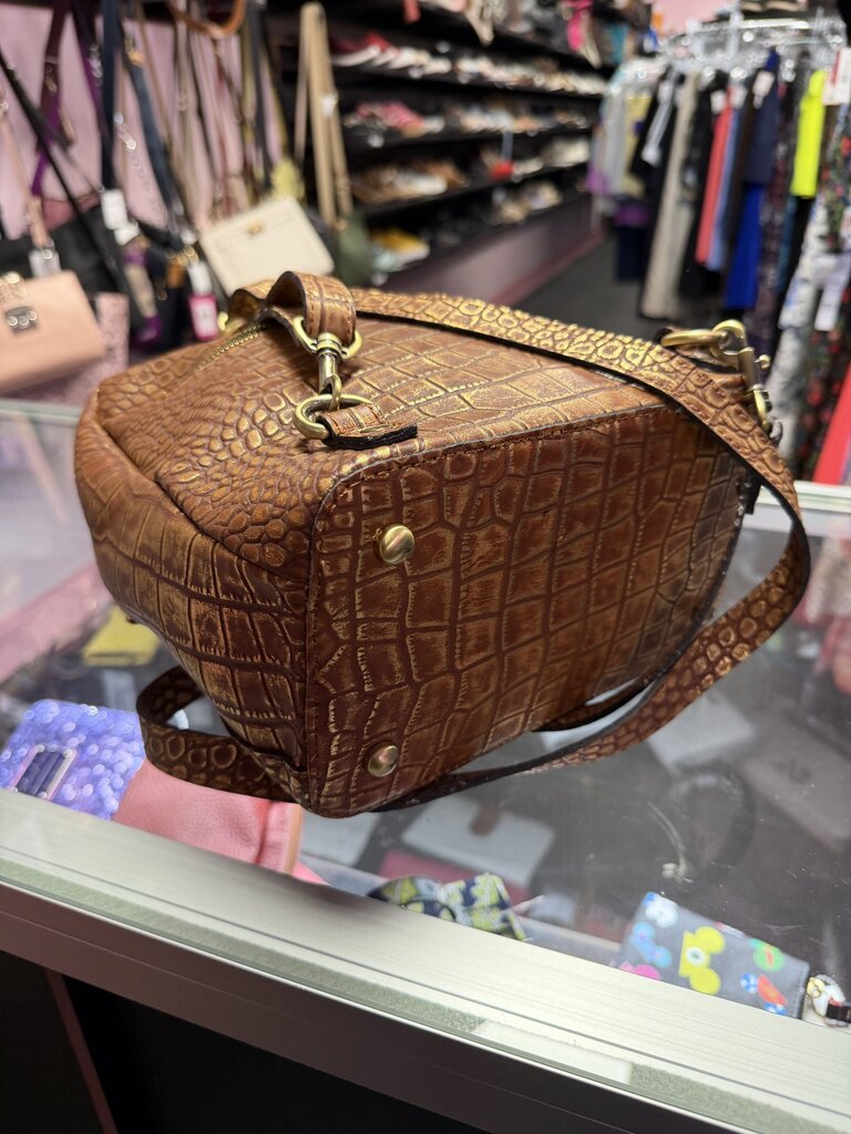 Patricia Nash Crocodile Embossed Backpack