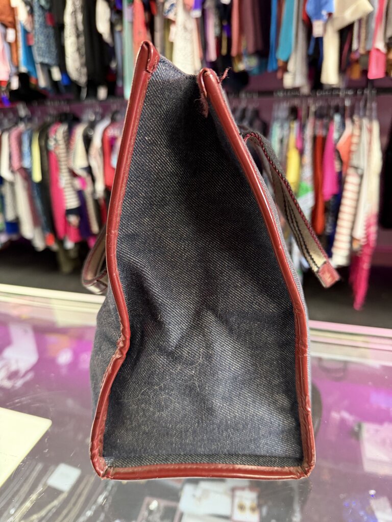 Burberry London Denim Tote Bag