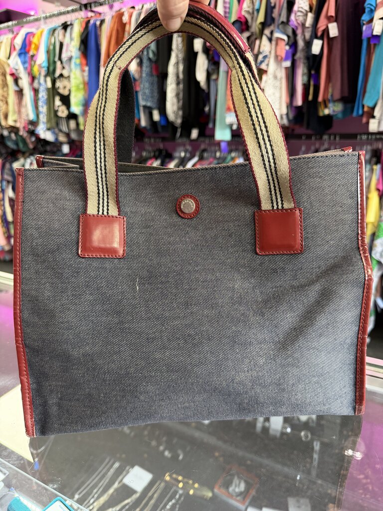 Burberry London Denim Tote Bag