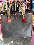 Burberry London Denim Tote Bag