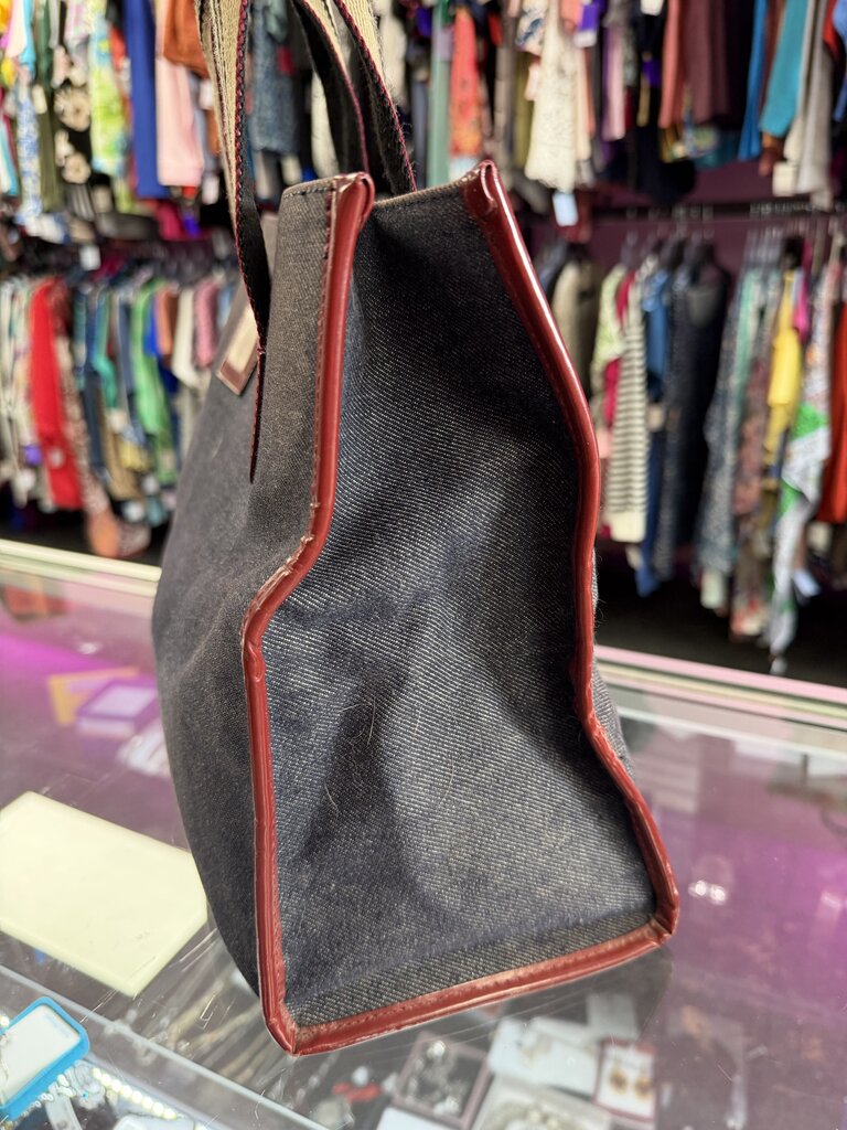 Burberry London Denim Tote Bag