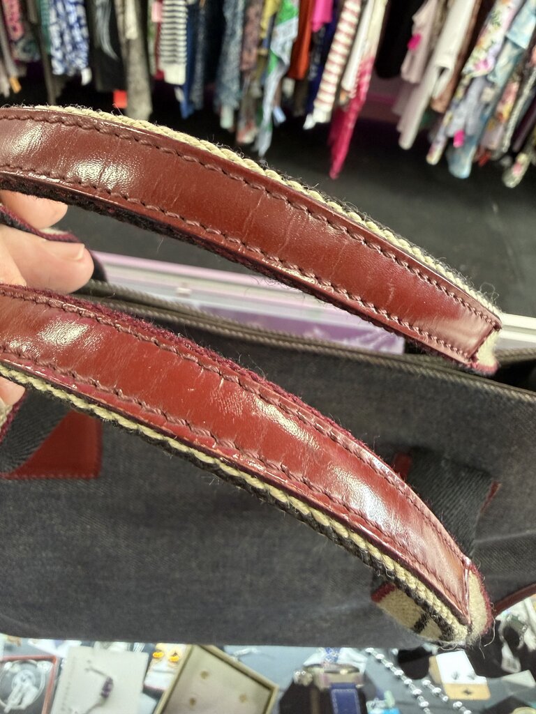 Burberry London Denim Tote Bag