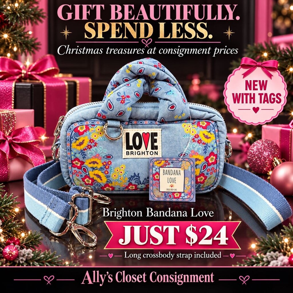 Love Brighton NWT Bandana Love Crossbody Bag