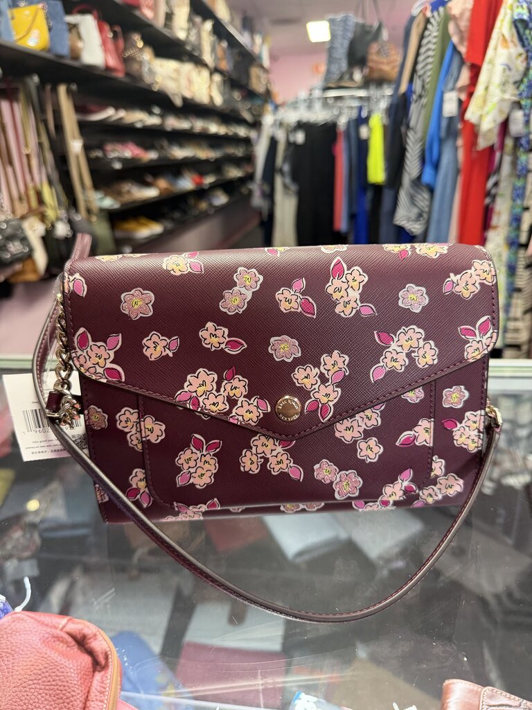 Kate Spade Frosted Floral Floral Flap NWT