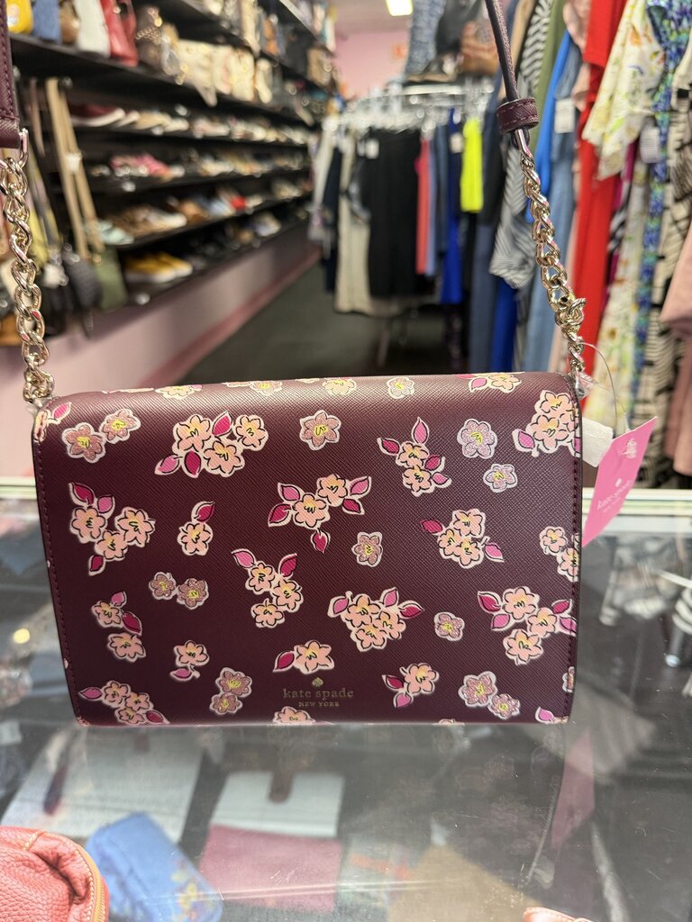 Kate Spade Frosted Floral Floral Flap NWT