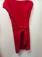 XS Emily McCarthy NWT Padded Cap Sleeve Boat Neck Solid Textured Dress