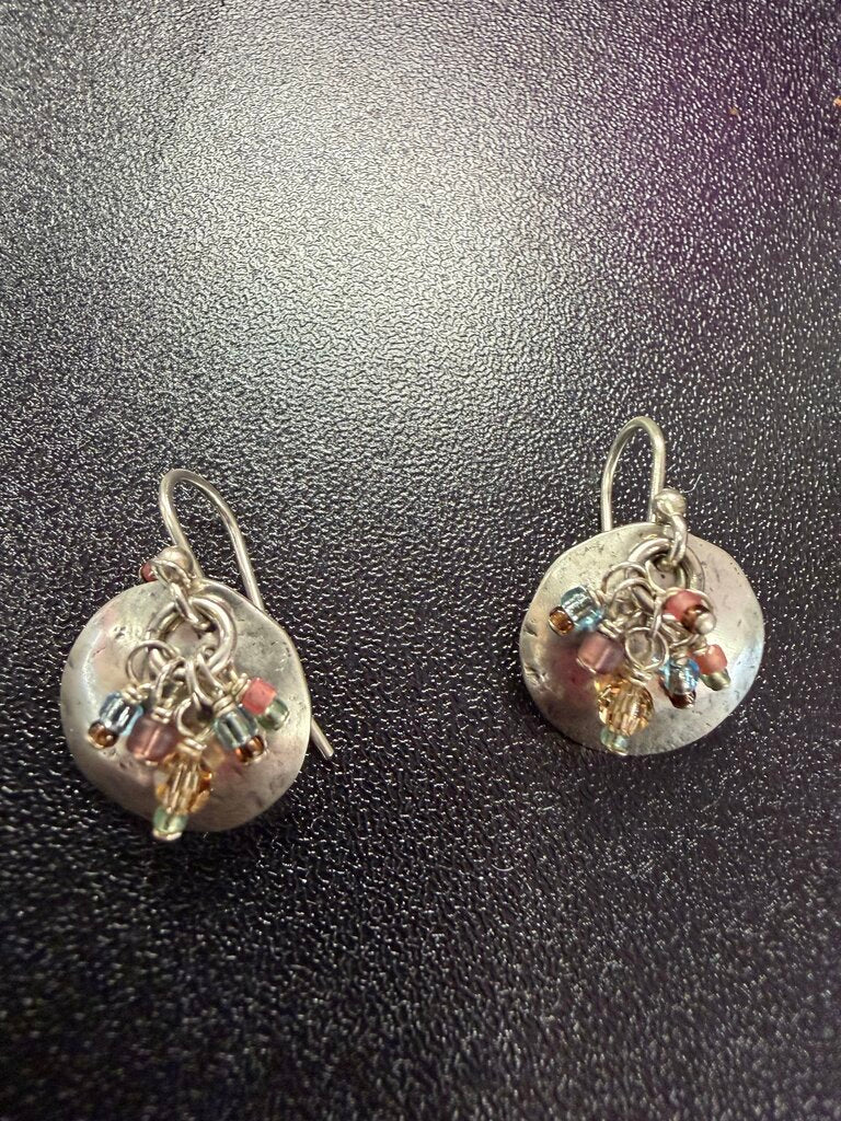 Silpada W1997 925 Dome Disc Glass Bead Dangle