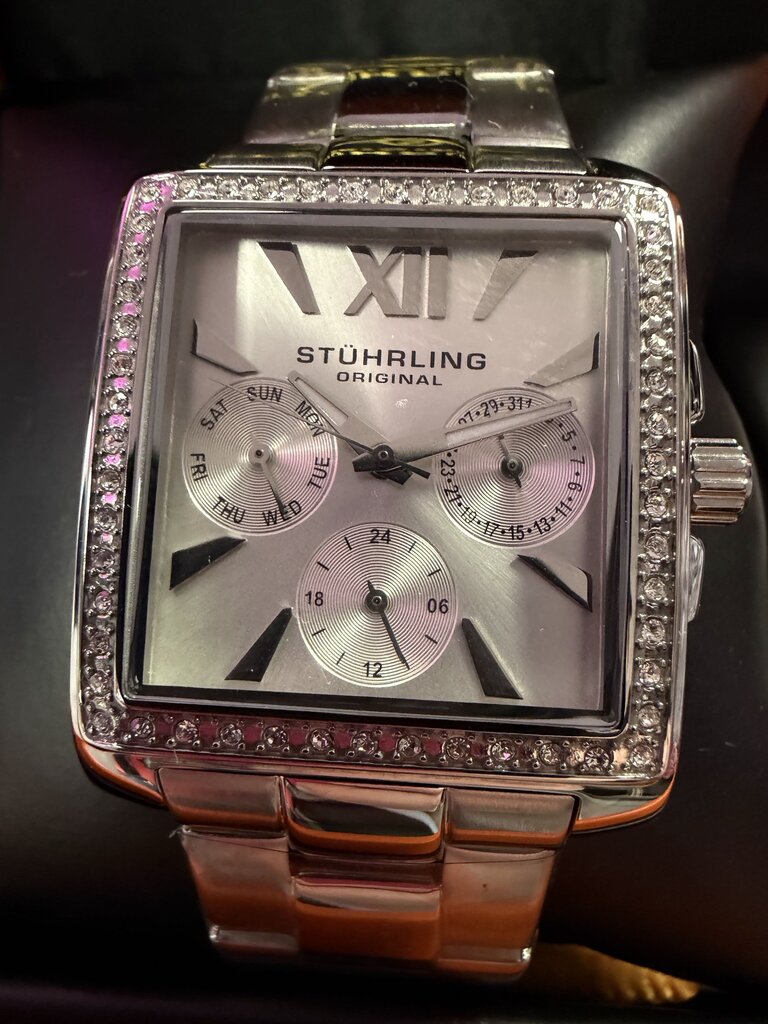 Stuhrling Quartz Watch Square Face