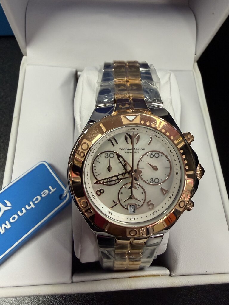Technomarine (Invicta) MOP Face Watch Rose Gold Silver
