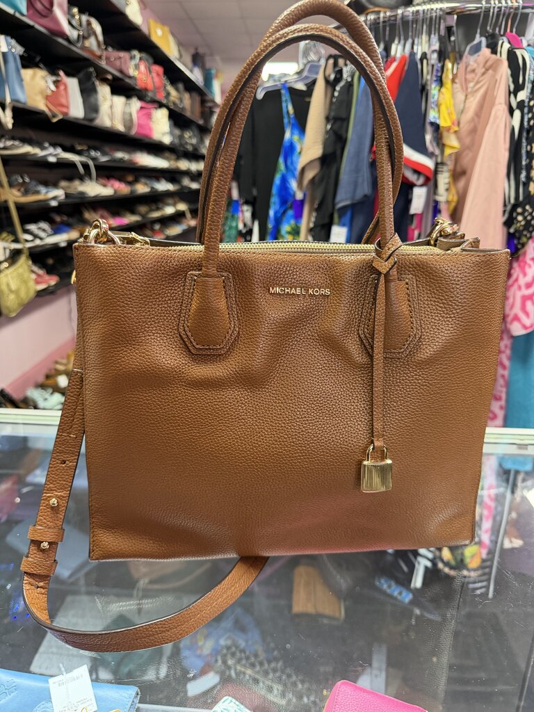 Michael Kors Mercer Pebbled Leather Tote Bag