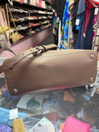 Michael Kor Cindy Large Dome Satchel Saffiano Leather Satchel