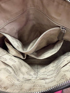 Michael Kor Cindy Large Dome Satchel Saffiano Leather Satchel