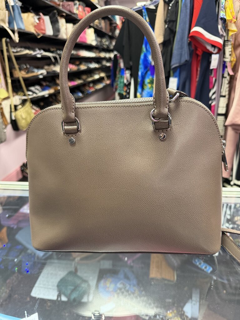 Michael Kor Cindy Large Dome Satchel Saffiano Leather Satchel