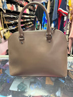Michael Kor Cindy Large Dome Satchel Saffiano Leather Satchel