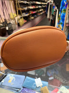 Cole Haan Bucket Bag Canvas British Tan Leather