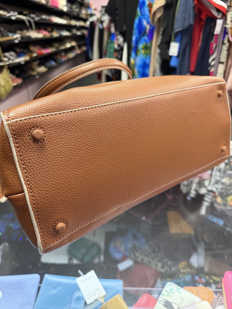 Cole Haan Mini Pebbled Leather Zip Close Tote