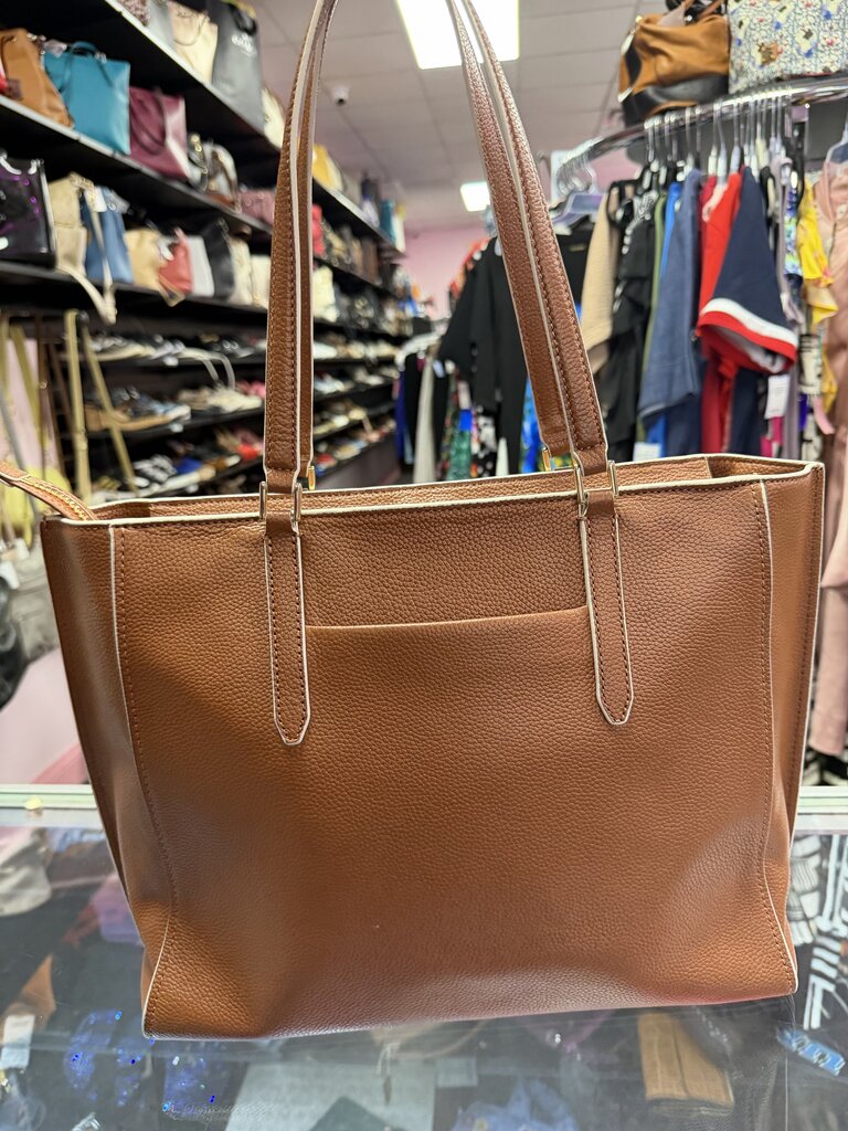 Cole Haan Mini Pebbled Leather Zip Close Tote