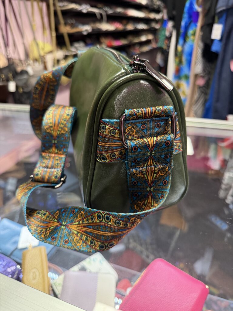 Sycamor Leather Crossbody Patterned Guitar Strap