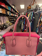 Michael Kors Medium Mercer Satchel Color Block Pink White
