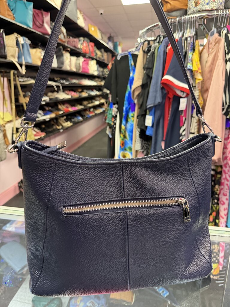 Befen Pebbled Leather Hobo Shoulder Bag