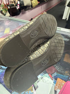 6.5 Sofft Croc Embossed Round Toe Flat