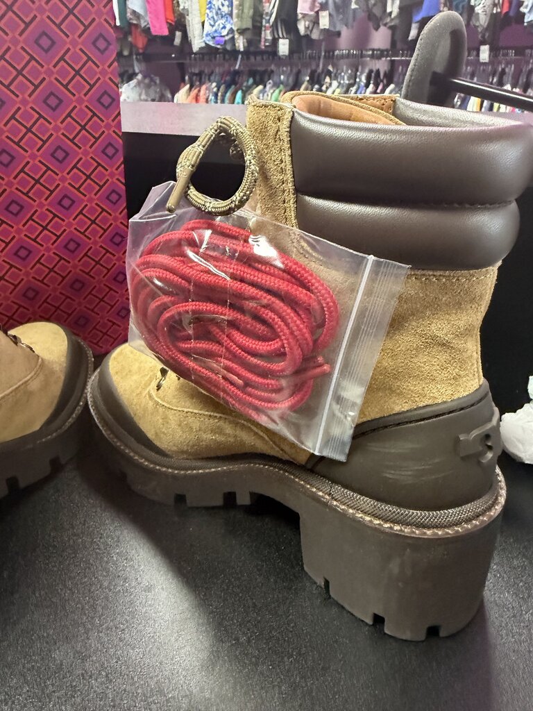 6.5 Tory Burch Lug Sole Hiker Ankle Boot NIB