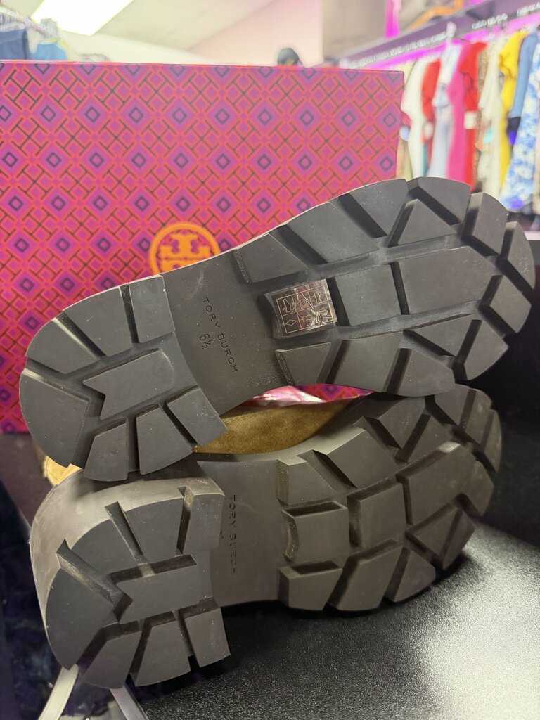 6.5 Tory Burch Lug Sole Hiker Ankle Boot NIB