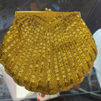 Carla Marchi Beaded Kisslock Handmade Clutch/Shoulder Bag