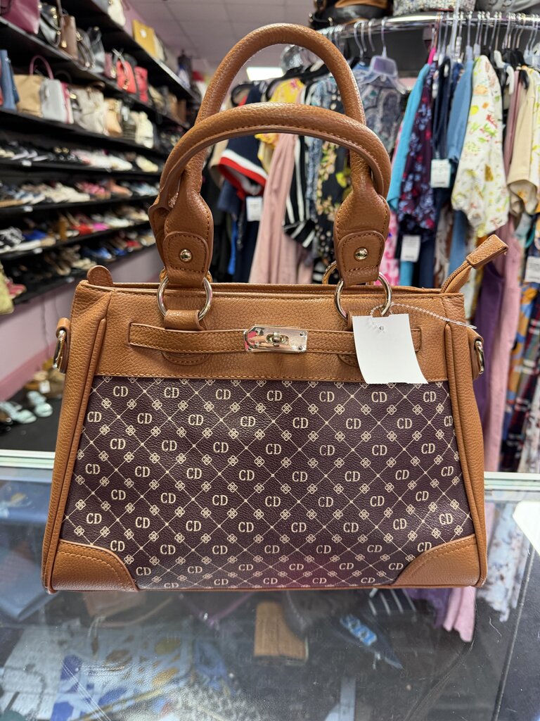 Danbury Mint Monogramed Satchel Initials CD