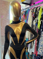 XXS Mugler x H&M Mesh-Paneled Bodysuit