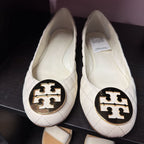 11M Tory Burch Quinn Quilted Ballet Flat