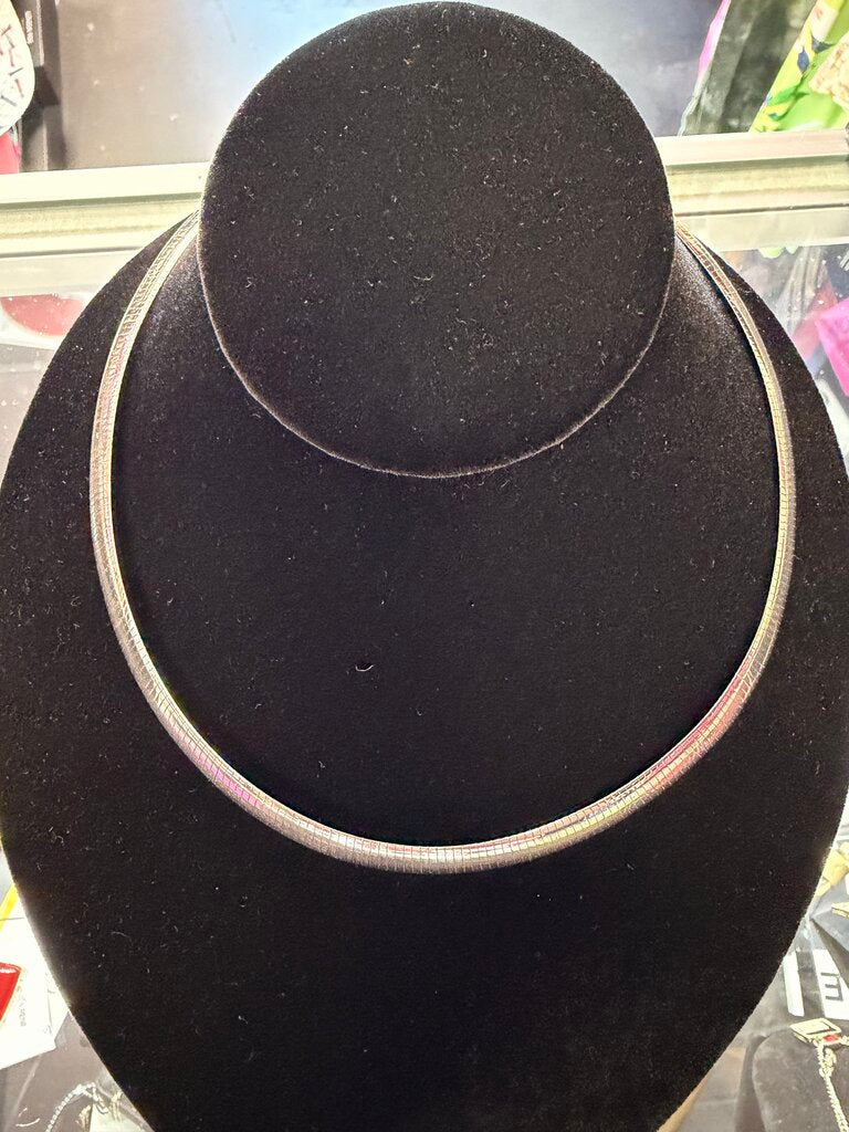 925 17' Omega Necklace