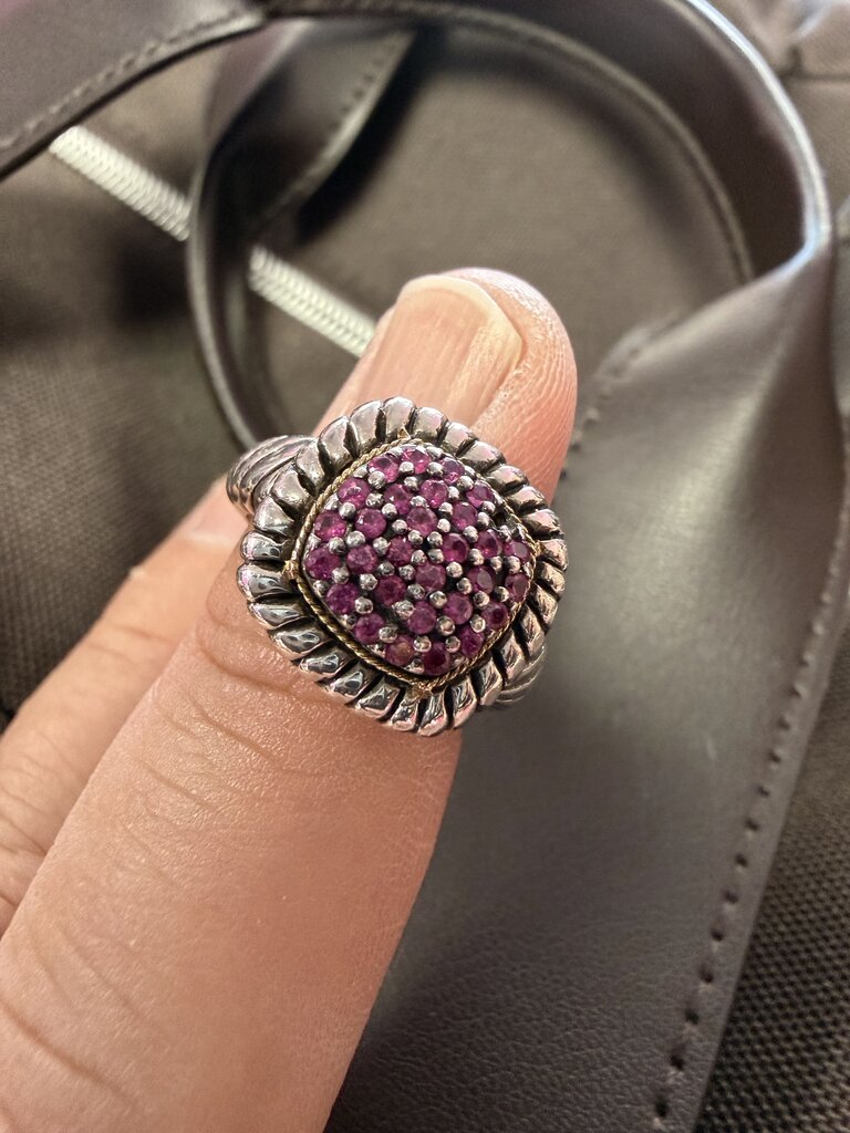 18k & 925 With Gemstones Size 6/7