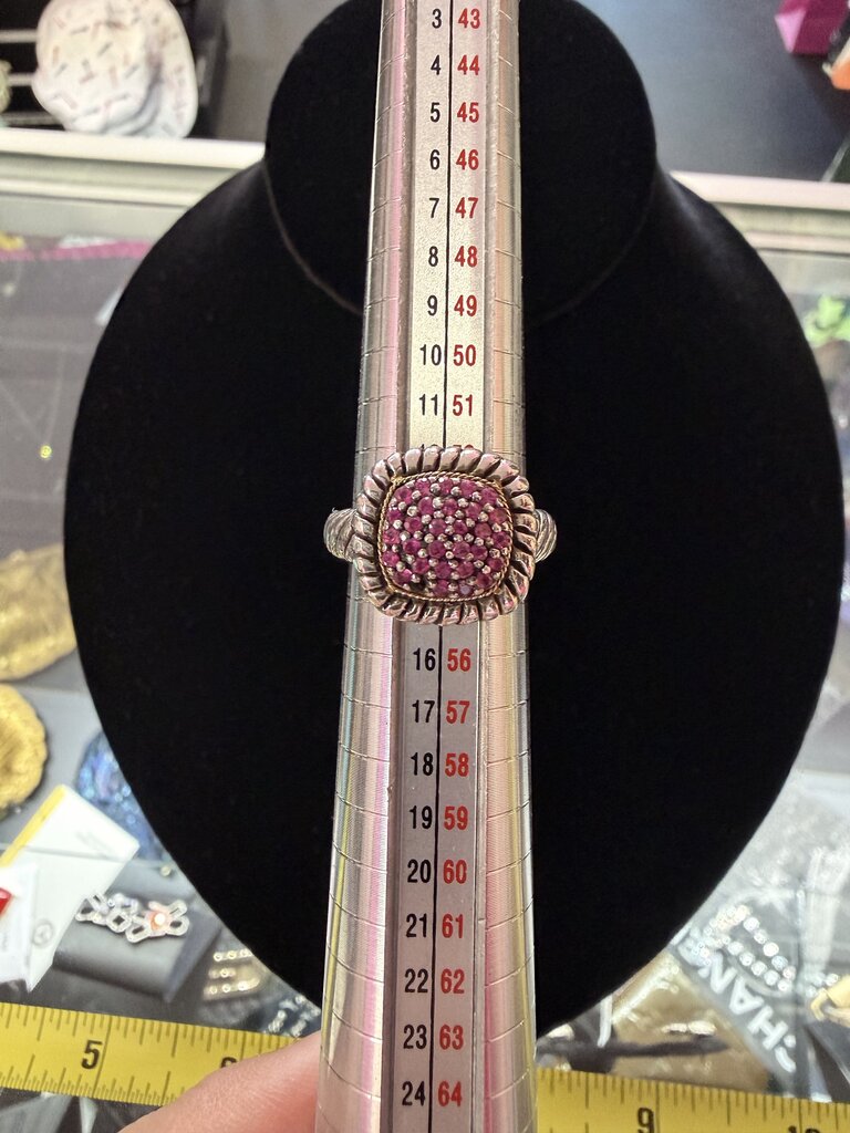 18k & 925 With Gemstones Size 6/7