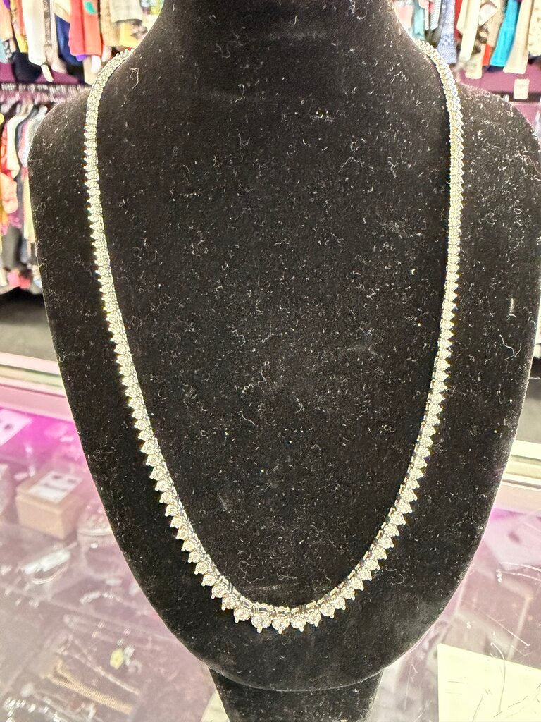 2.00 ct. t.w. Lab Diamond 18' Tennis Necklace in 925