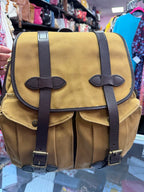 Filson Rugged Twill Rucksack Bridle Leather Straps