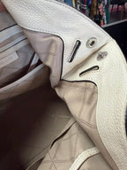 Michael Kors Downtown Astor Shoulder Tote Bag Shorter Strap Cut out of Bag Visually Can't Tell Priced For Such