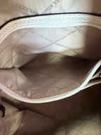 Michael Kors Downtown Astor Shoulder Tote Bag Shorter Strap Cut out of Bag Visually Can't Tell Priced For Such