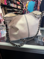 Michael Kors Downtown Astor Shoulder Tote Bag Shorter Strap Cut out of Bag Visually Can't Tell Priced For Such