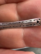 A by John Hardy 925/14K Glass Crystals Hinged Bracelet