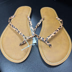 10W Amazon Animal Print Thong Sandal
