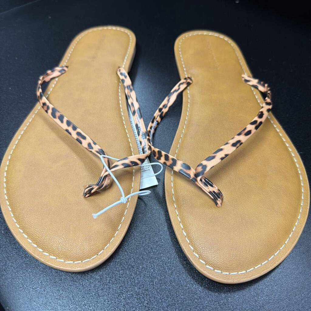 10W Amazon Animal Print Thong Sandal