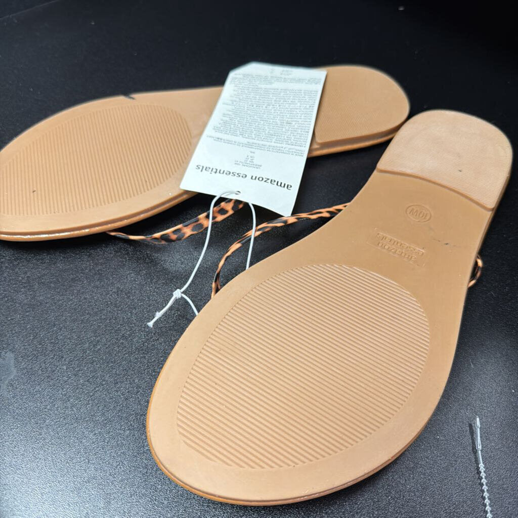 10W Amazon Animal Print Thong Sandal